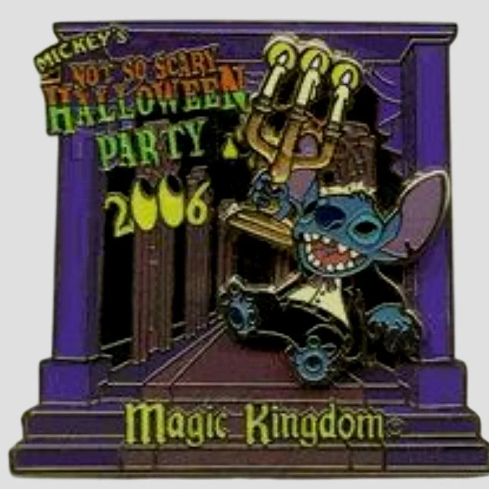 Vintage‎ Disney Pin Haunted Mansion Stitch Halloween Party LE MNSSHP WDW 49684